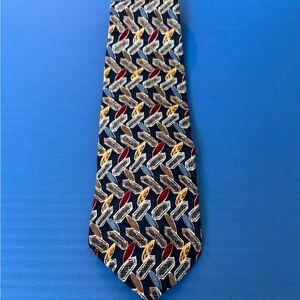 Givenchy Monsieur Men’s Wide Multicolor Patterned Necktie All Silk